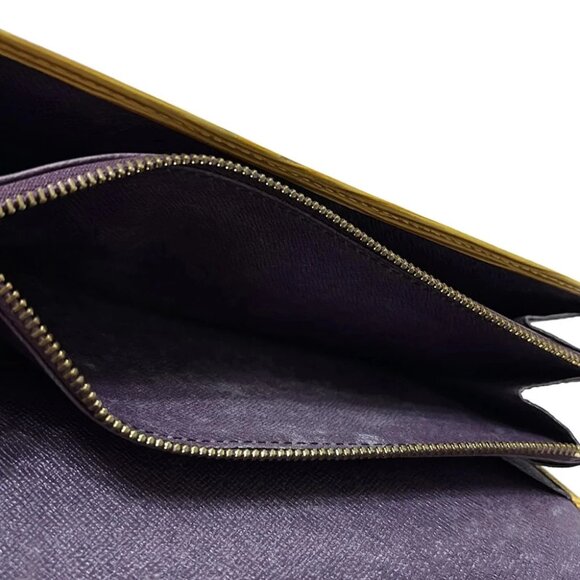 LOUIS VUITTON Pochette Porte Monnaie Credit M63579 Jaune Epi - - Picture 6 of 7